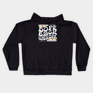 Dope Black Grandpa Shirt Kids Hoodie